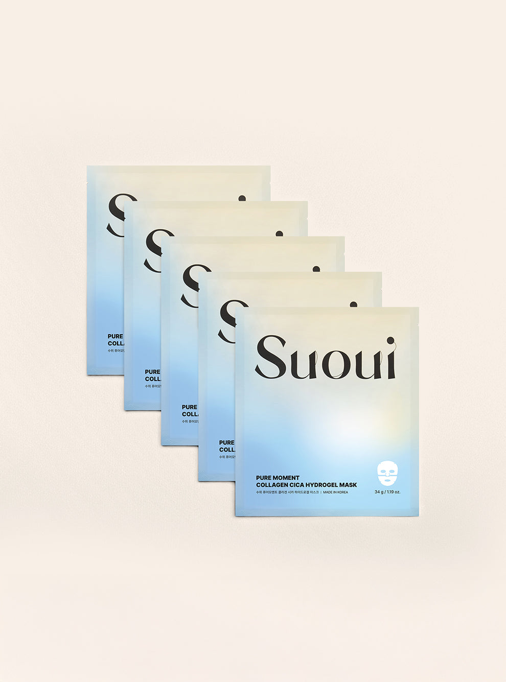 Suoui Pure Moment Collagen Hydrogel Mask 1 box (5ea)