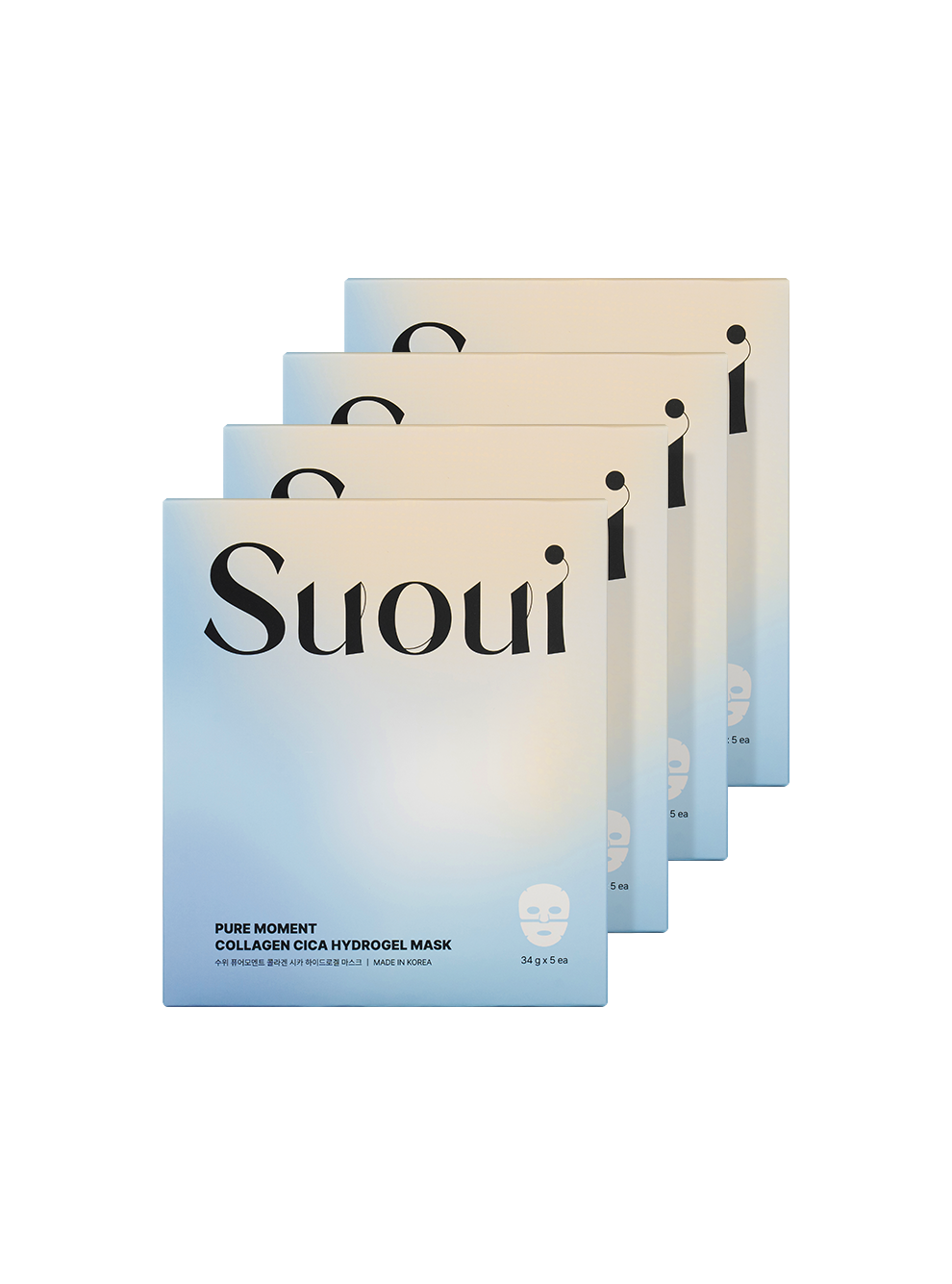 Suoui Pure Moment Collagen Hydrogel Mask Multipack (5ea*4box)